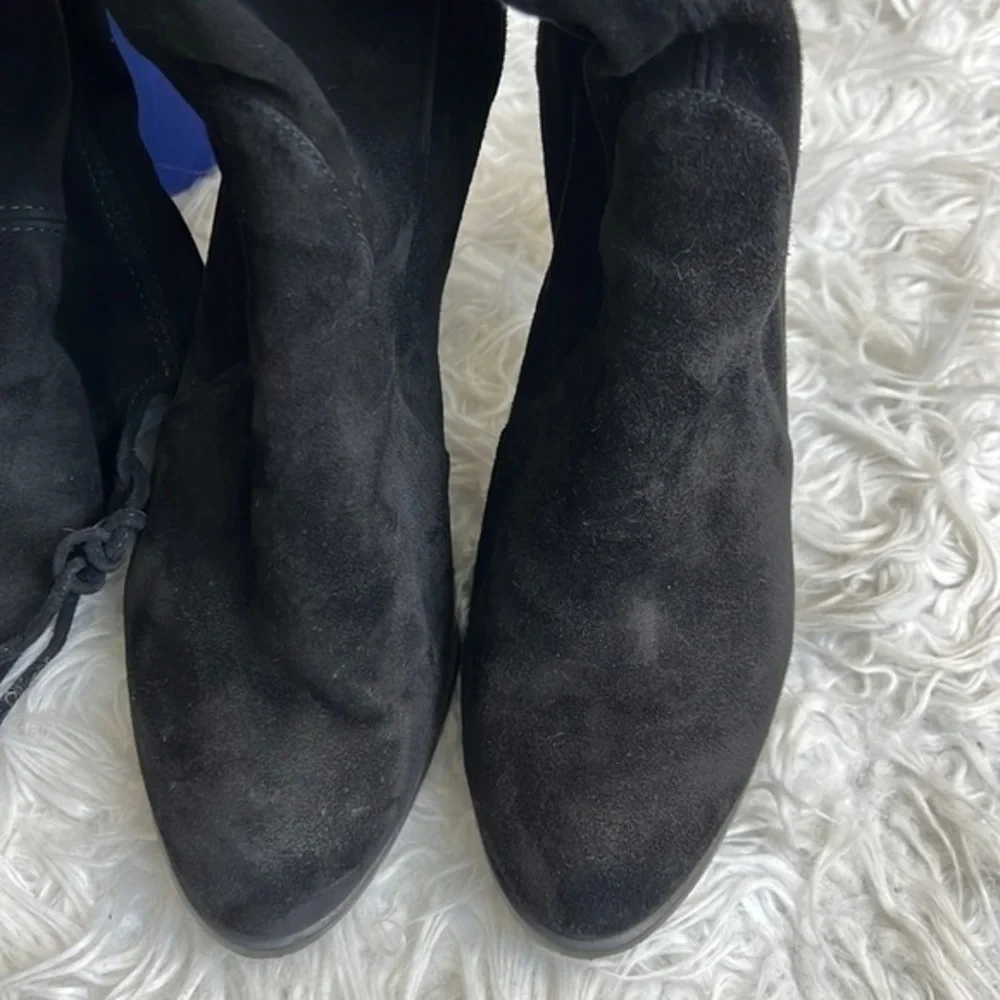 STUART WEITZMAN‎ BLACK OVER THE KNEE BOOTS